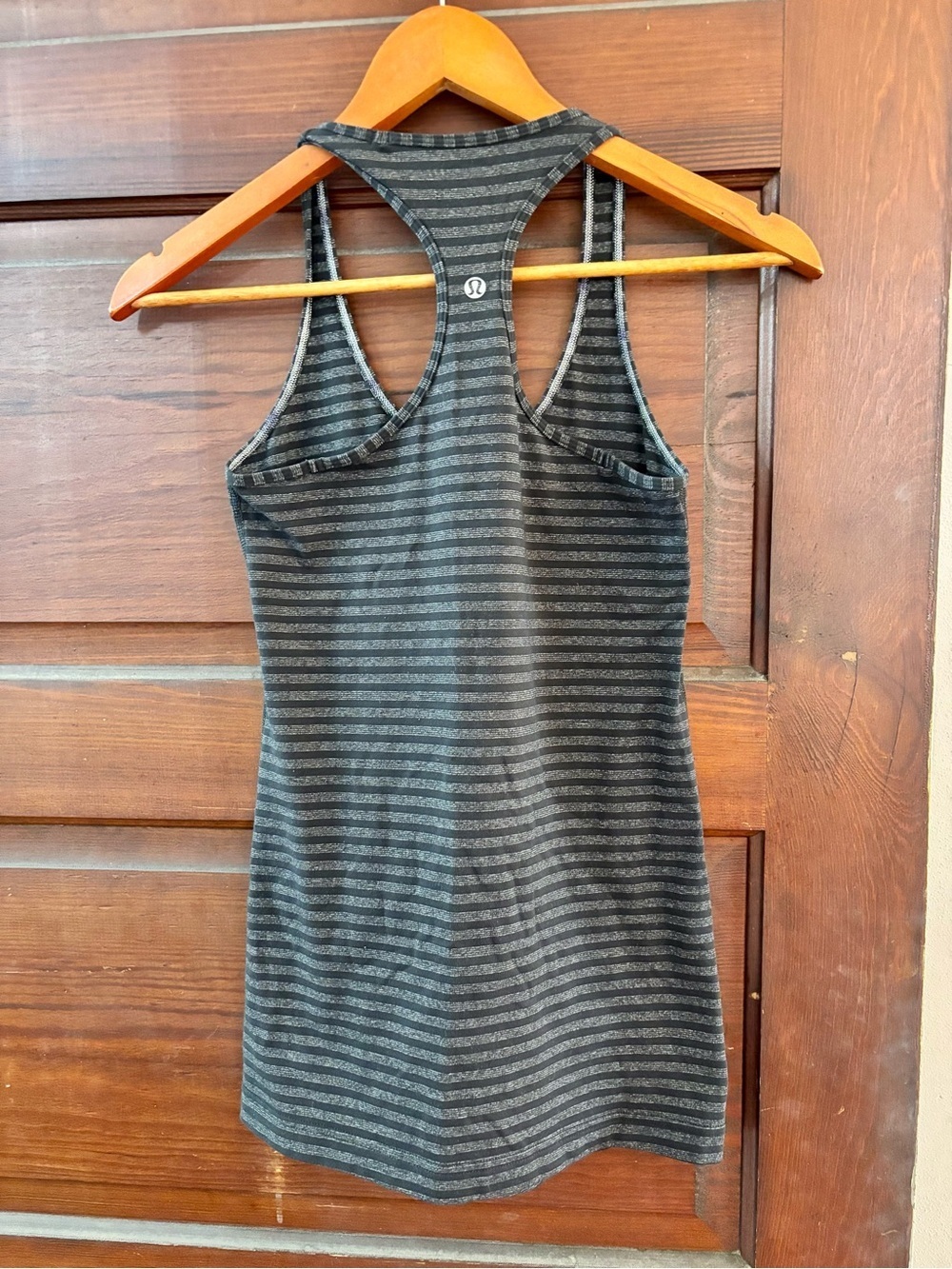 Lululemon Cool Racerback II in Black Stripe - Picture 2 of 7